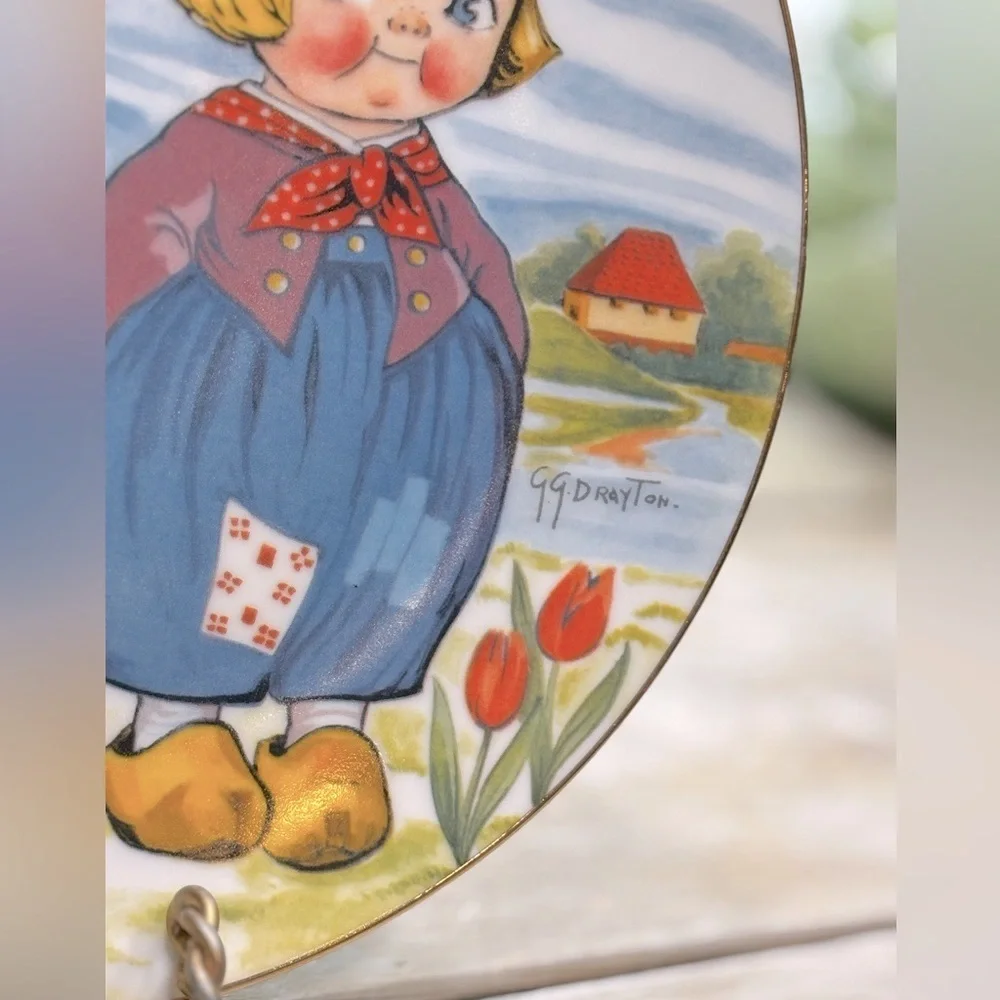Vintage Dolly Dingle Collectible Plate. 8.5” Numbered | 1st Edition | Kitschy